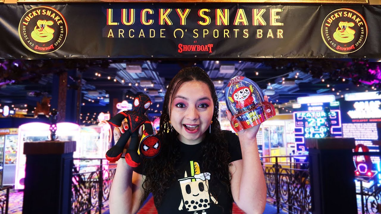Let's explore the Lucky Snake Arcade at Showboat Atlantic City, New Jersey!