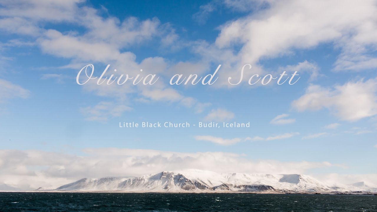 Little Black Church Budir Iceland Wedding | Olivia and Scott