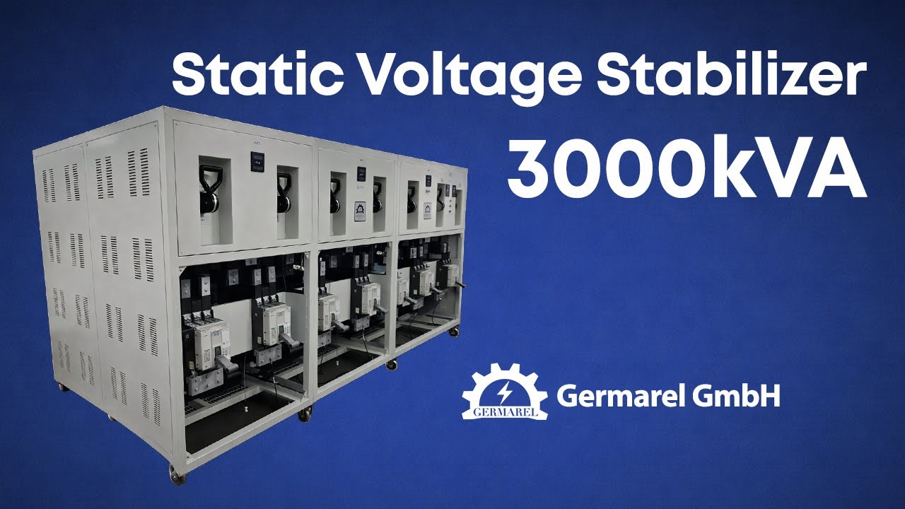 3000kVA ST-GER Static Voltage Stabilizer by Germarel GmbH // 2