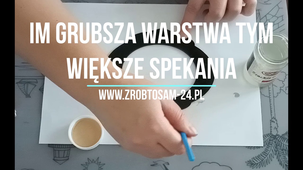 Spękania jednoskładnikowe crackle medium Craft Line www.zrobtosam-24.pl