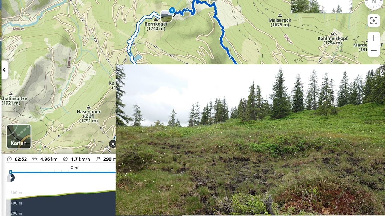 Saalbach | Wandern | Reiterkogel &uuml;ber Bernkogel nach Saalbach