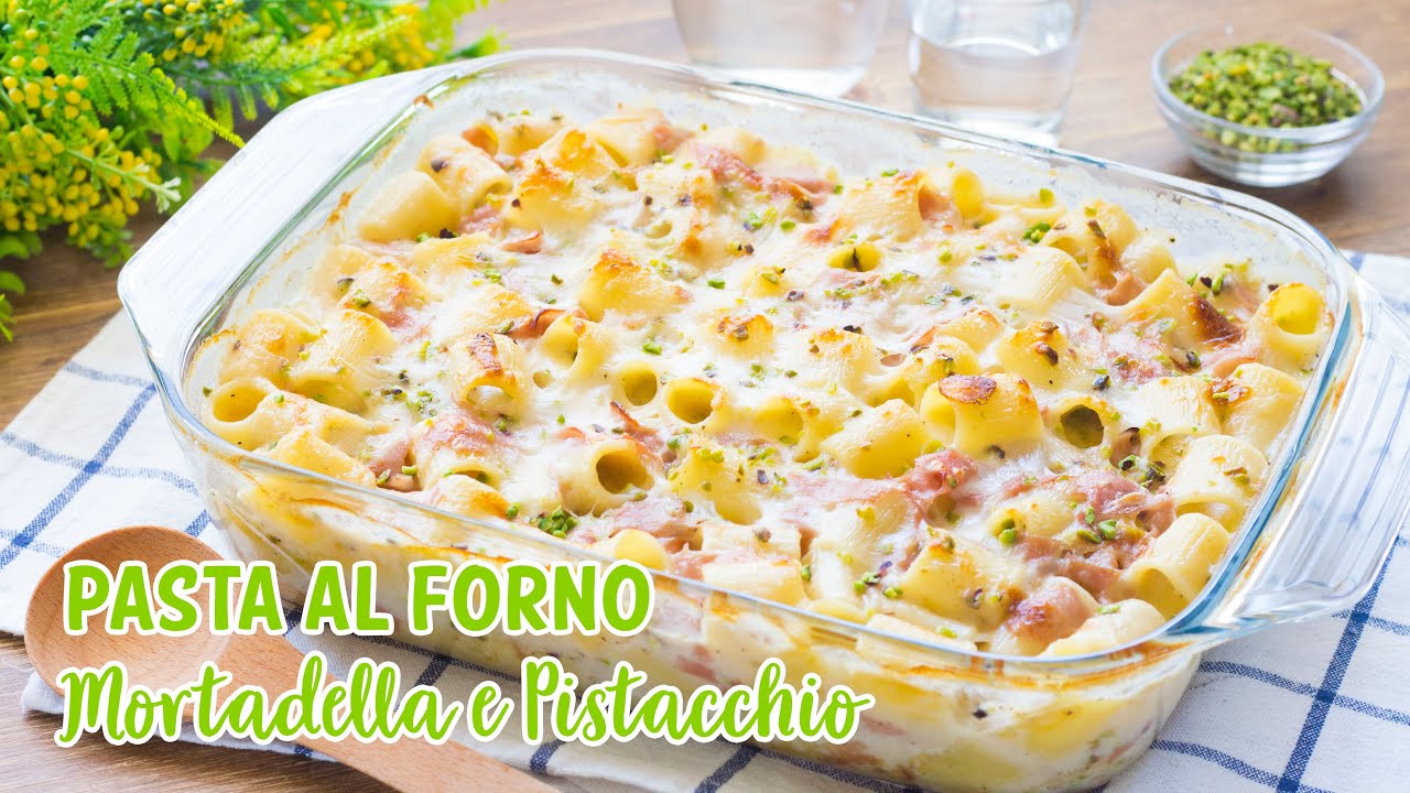 Pasta Al Forno Mortadella e Pistacchio - Ricetta Pasta Cremosa Facile e Veloce - 55Winston55