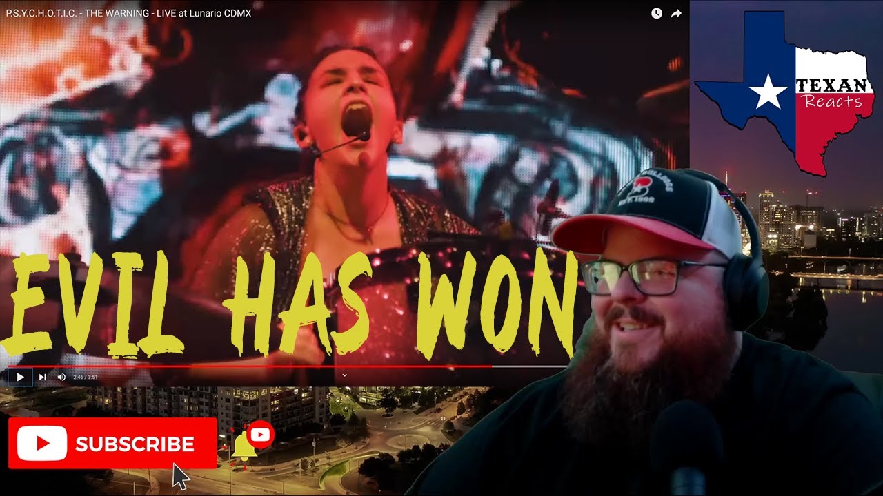 The Warning - P.S.Y.C.H.O.T.I.C. (Live) - Texan Reacts