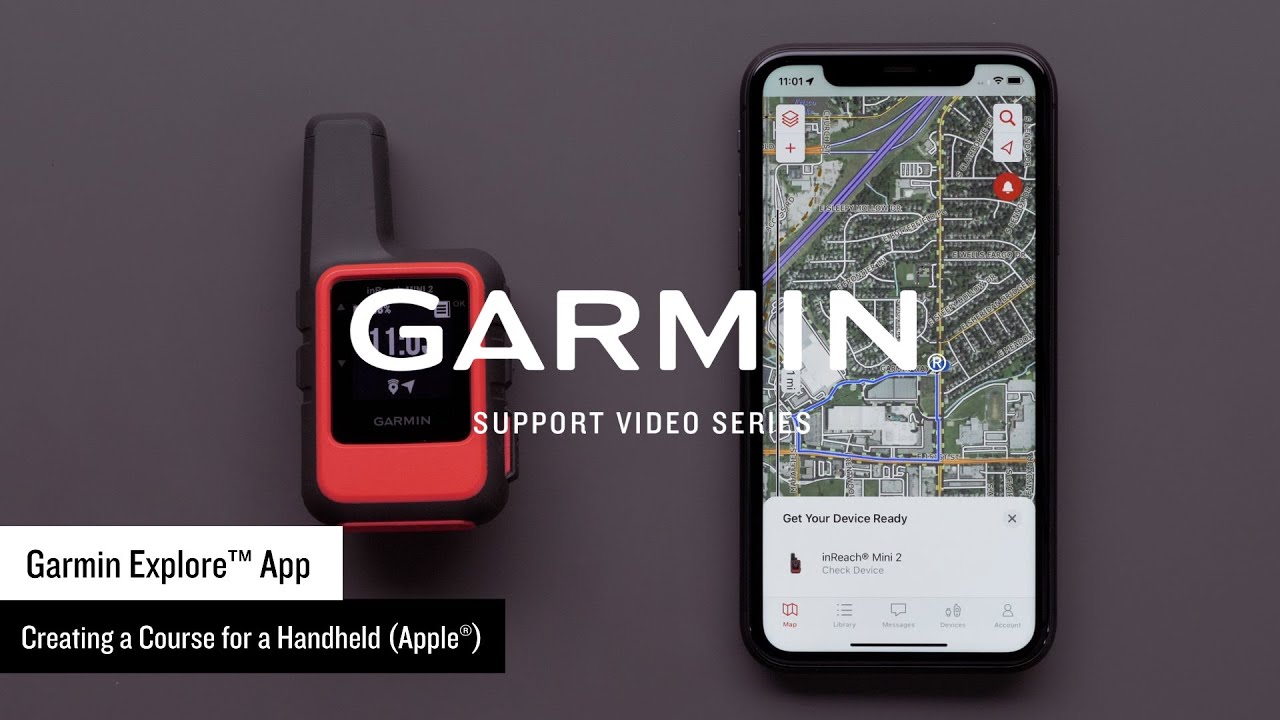 Поддержка Garmin | inReach® Mini 2 | Создание дистанций в приложении Garmin Explore™ (Apple®)