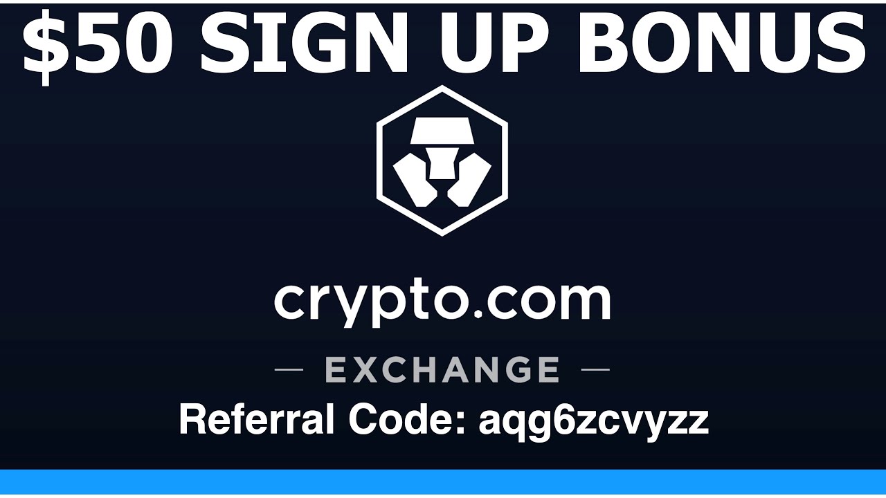 Crypto.com Exchange $50 Sign Up Bonus Referral Code