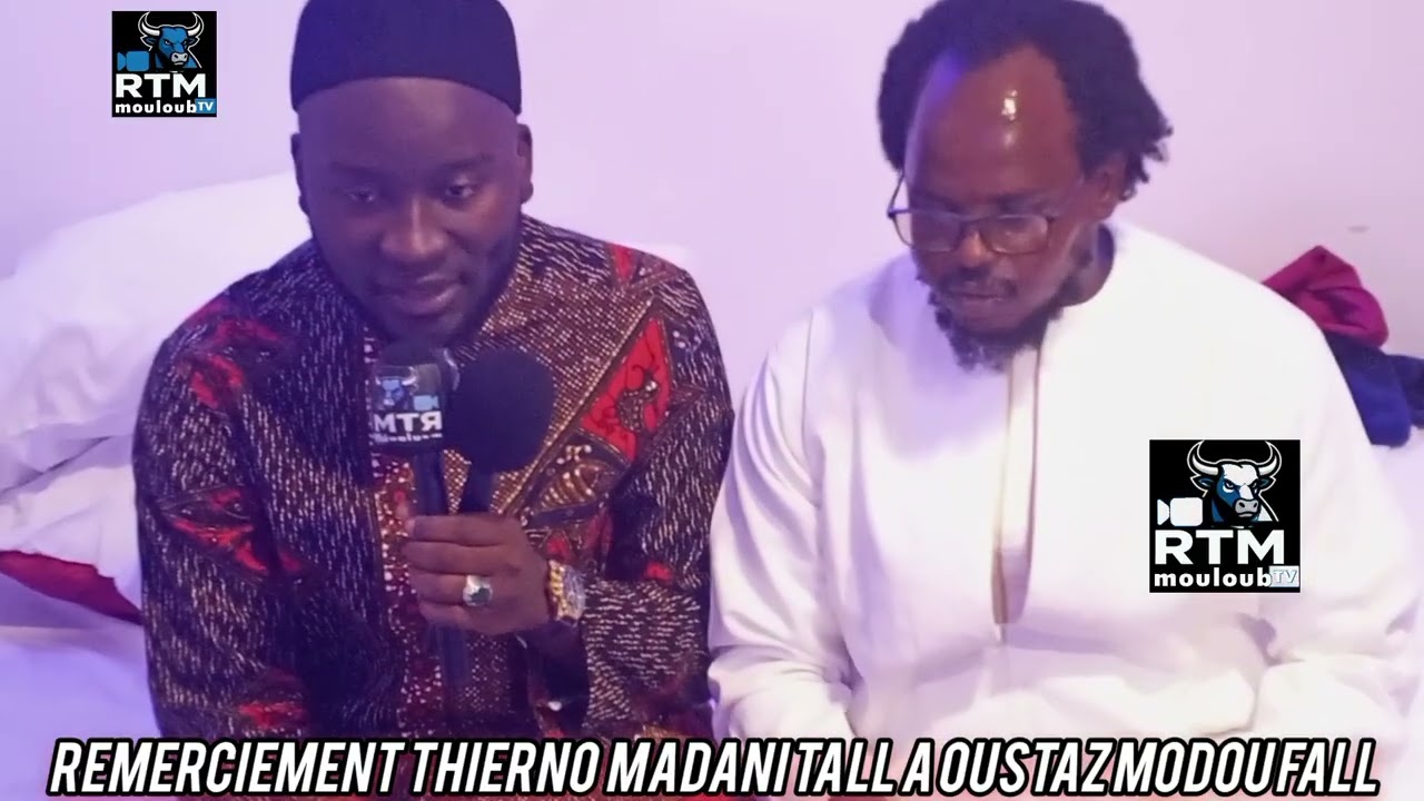 62 édition ziara Thierno moutaga remerciement Thierno madani a Modou fall
