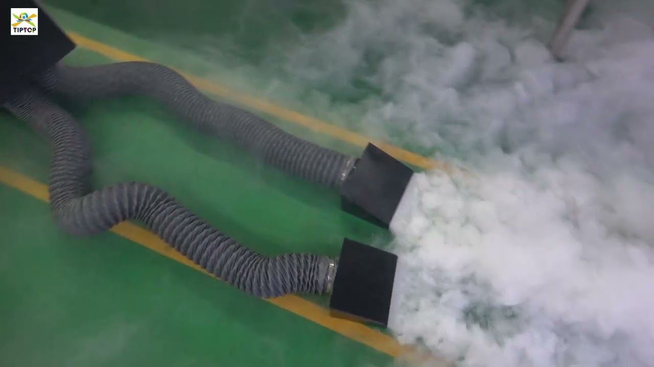 TIPTOP 3000W Water Fog Machine Low Ground Smoke Flow Effect DMX Remote Control Flight Case Packing