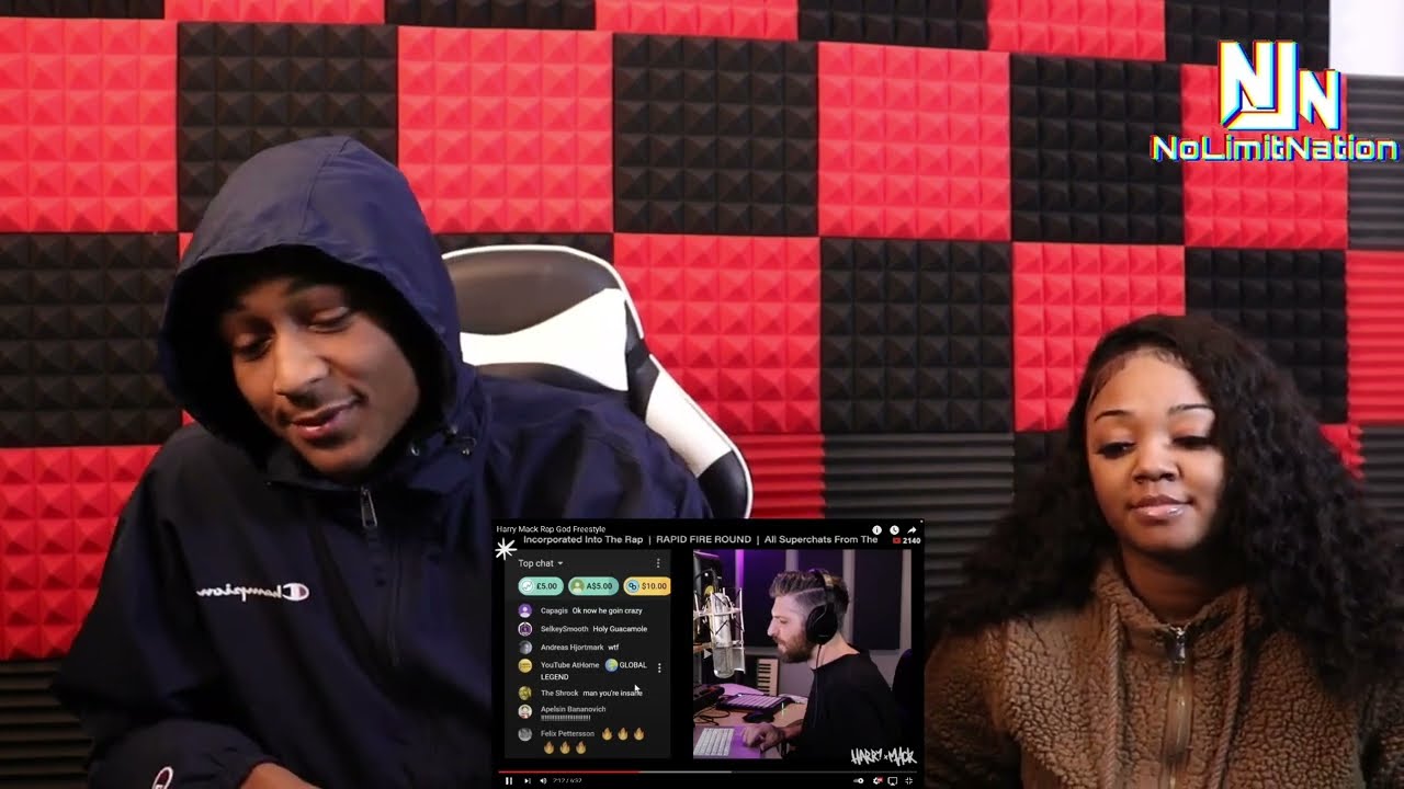 IM LOST FOR WORDS🤦🏾‍♂️HARRY MACK RAP GOD FREESTYLE