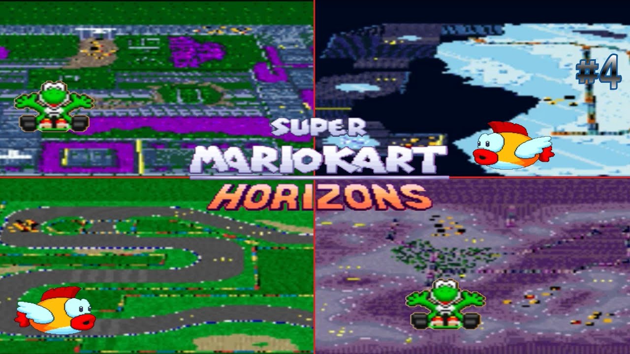 Super Mario Kart Horizons [ROMHACK] (no commentary) I #4 - 100cc TURNiP CUP RACE