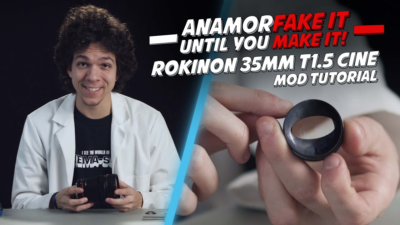 Anamorfake the Rokinon 35mm T1.5 Cine - Anamorphic Lens Look!