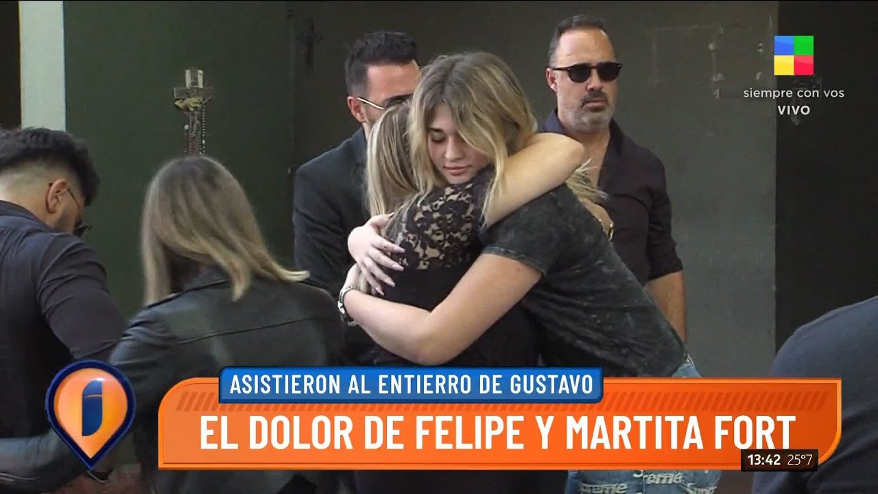 El DOLOR de Felipe y Martita: Los hijos de Ricardo asistieron al velorio de Gustavo Martínez