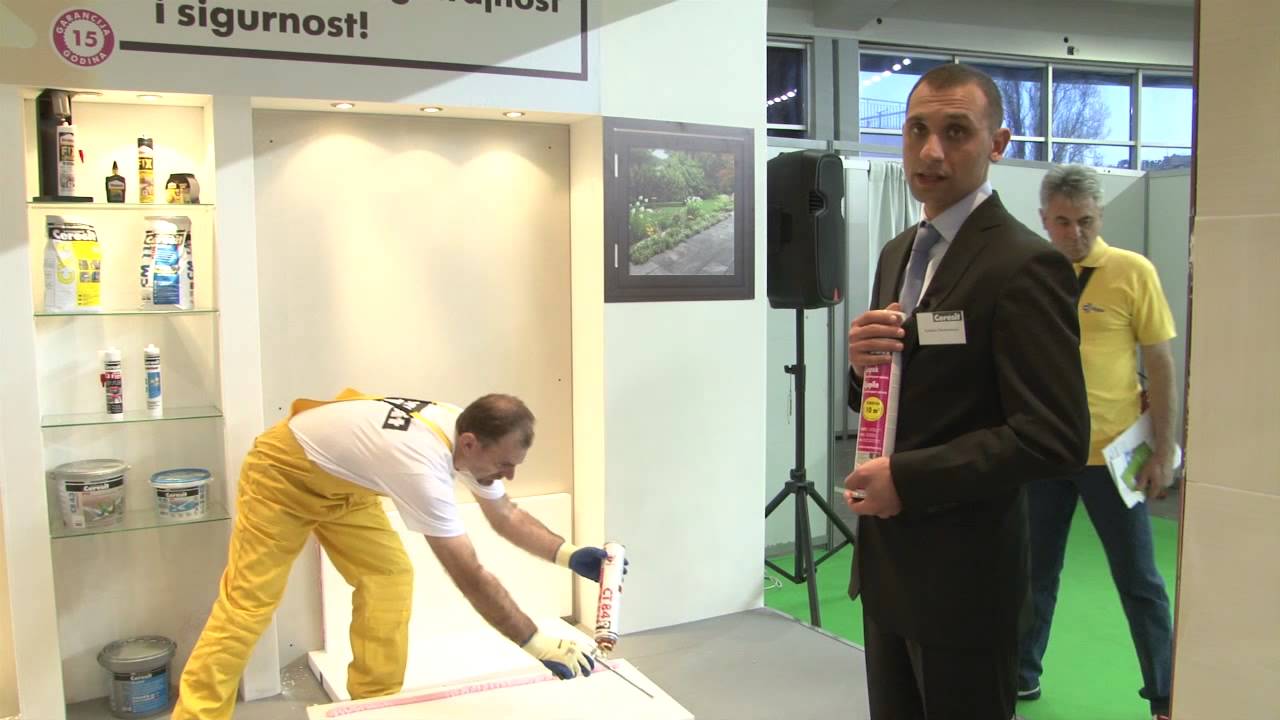 Prezentacija CT84 lepka na Sajmu građevinarstva 2013