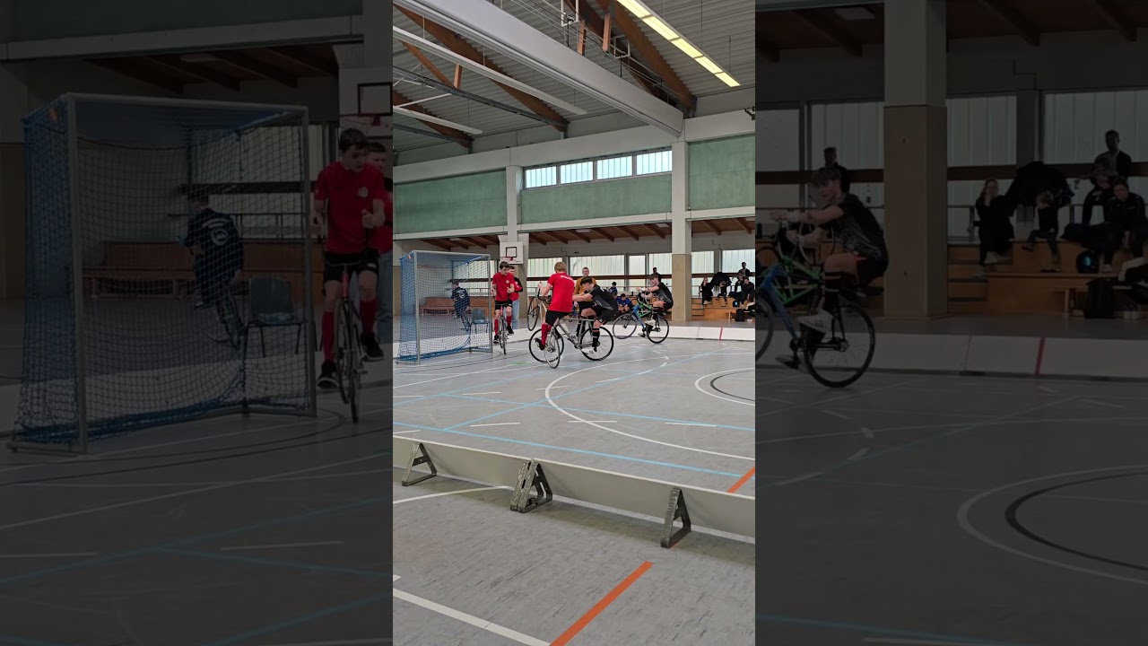 Hessenmeisterschaft U19-2025 #radball #worfelden #sports #cycleball #ginsheim #naurod #Tor #goal
