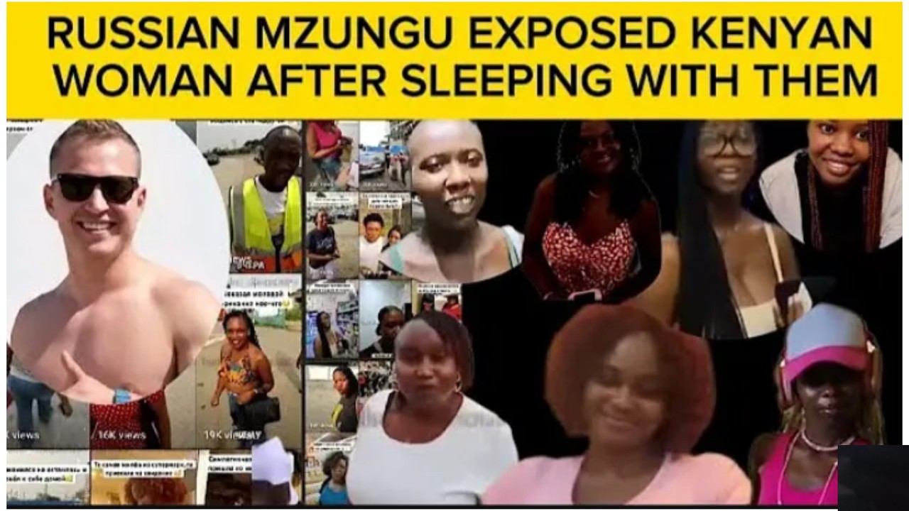 Kenya sihami| Russian man exposes Kenya woman