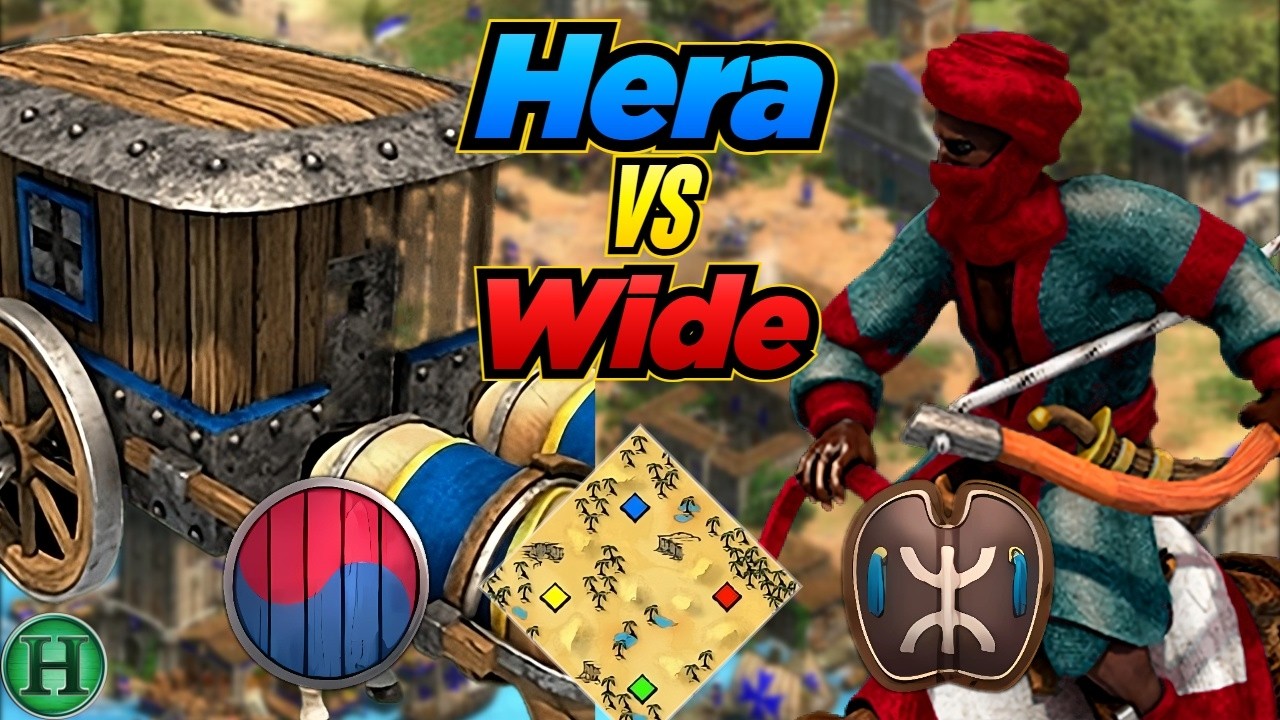 Koreans vs Berbers | 1v1 Arabia | vs Wide | AoE2