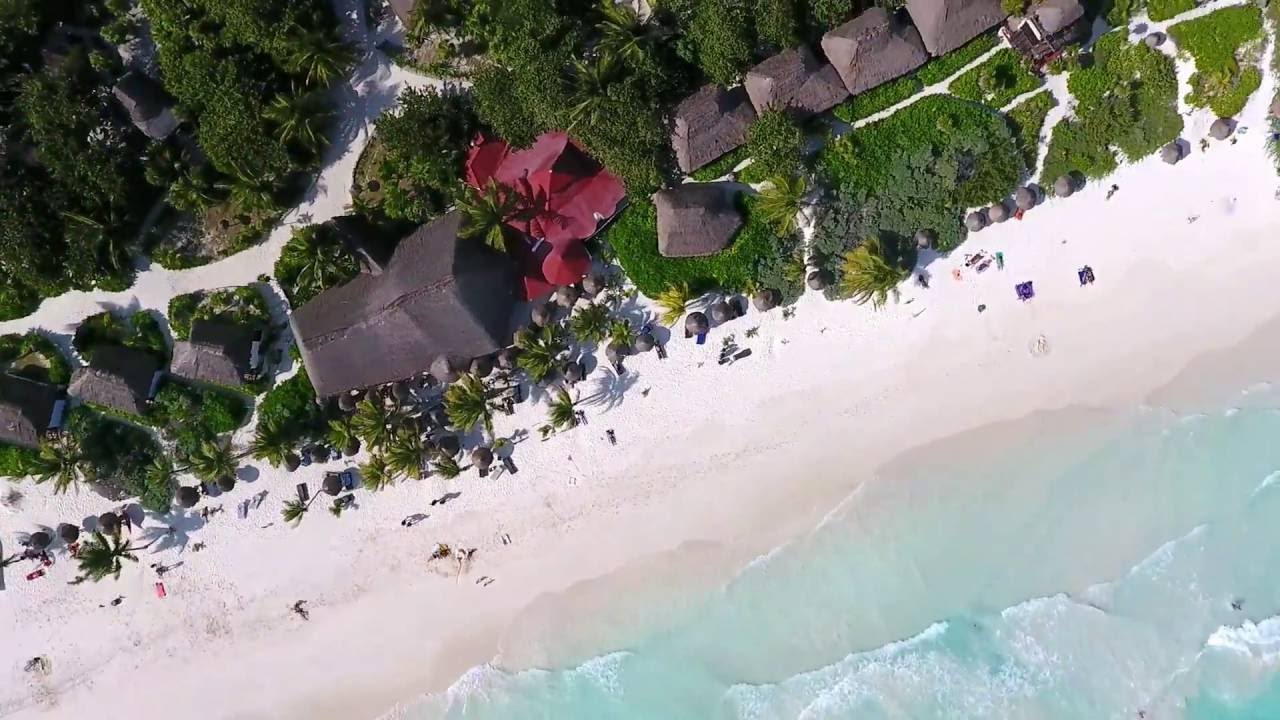 Tulum Cancun Mexico - Drone video