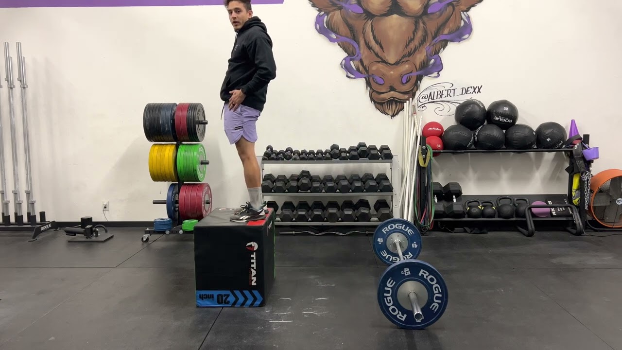 Deadlift + Box jump workout!
