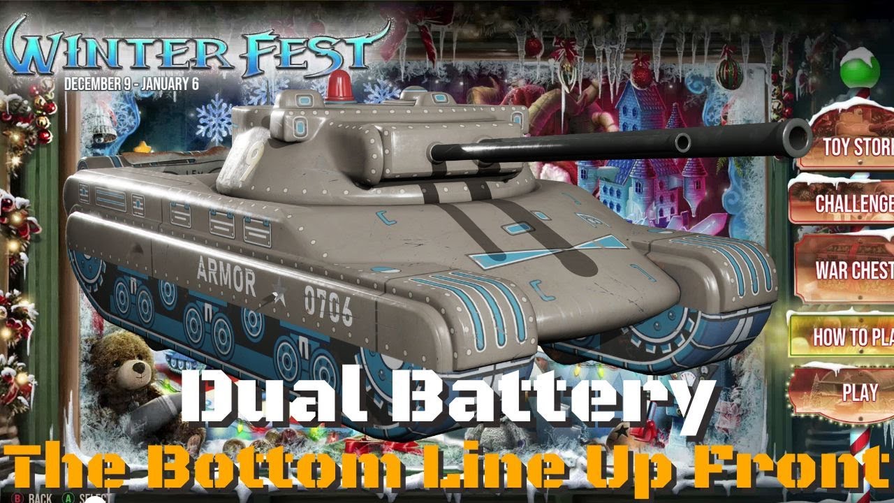 Двойная батарея, World of Tanks Console Modern Armor.