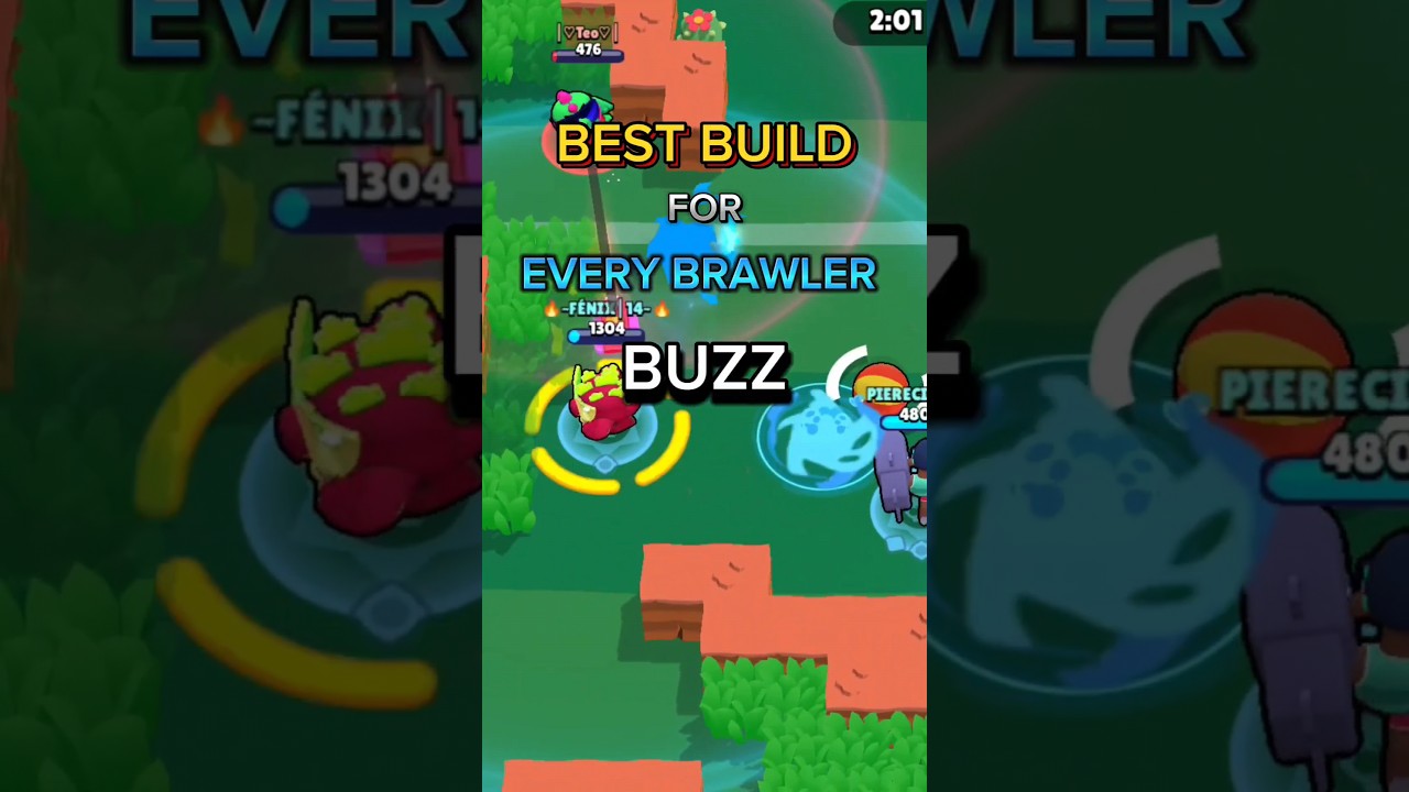 Best build for Buzz 🦖 #brawlstars #bs #supercell #brawl #gaming #videogames #build #buzz