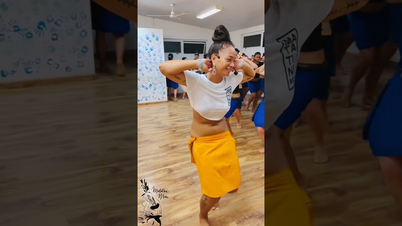 Matatini Mou workshop 🔥🔥#dance #tahiti #faarapu #shorts
