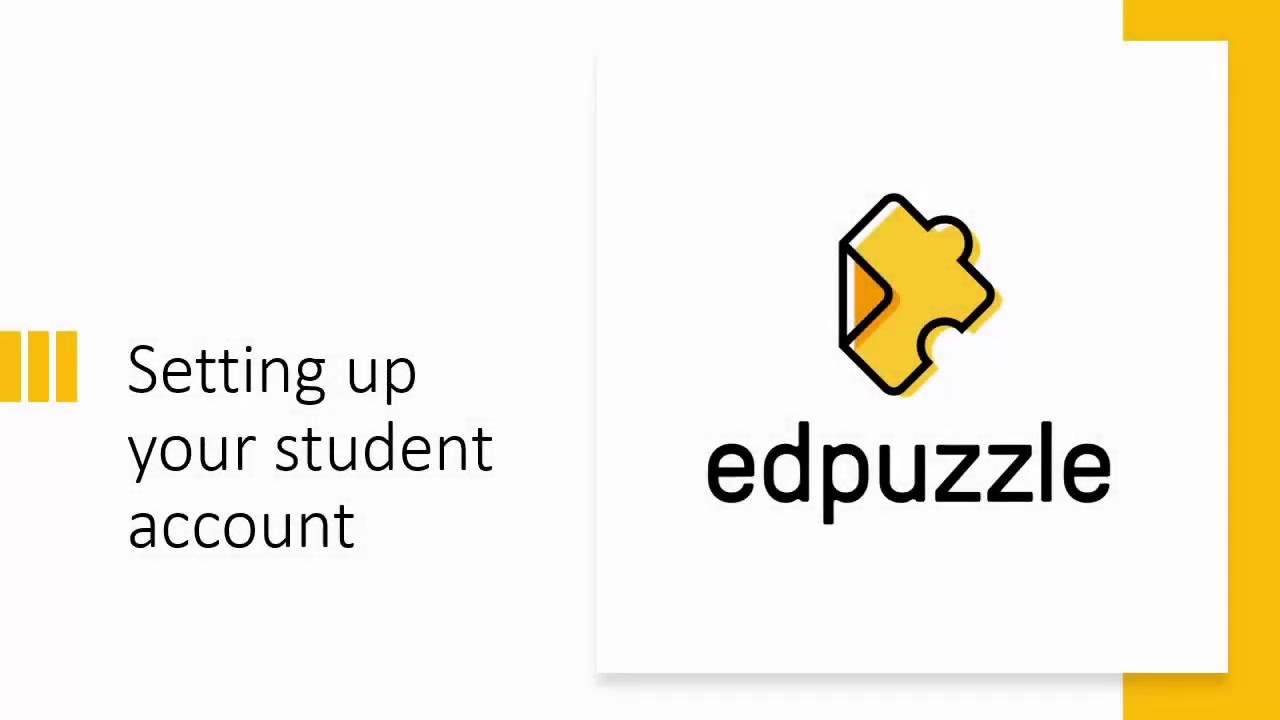 Setting up your Student Ed Puzzle Account