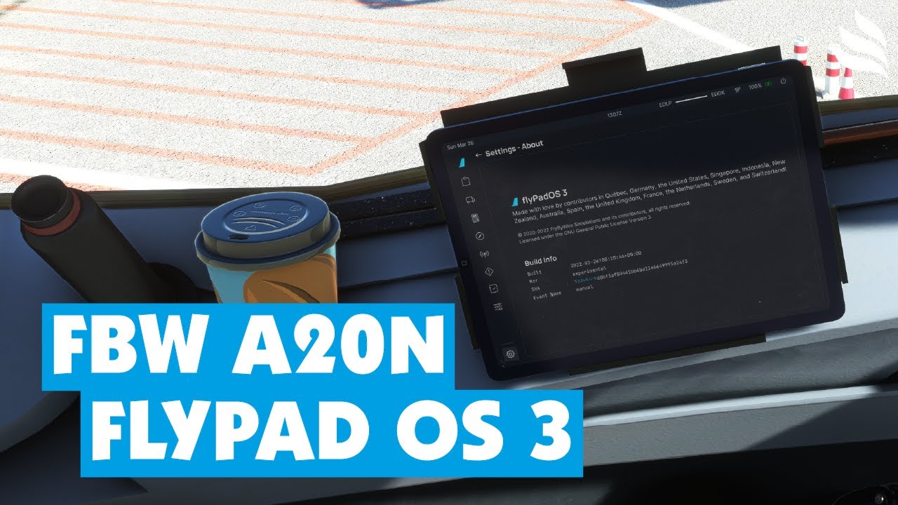 Neues flyPadOS 3 verfügbar in FlyByWire's A32NX Experimental