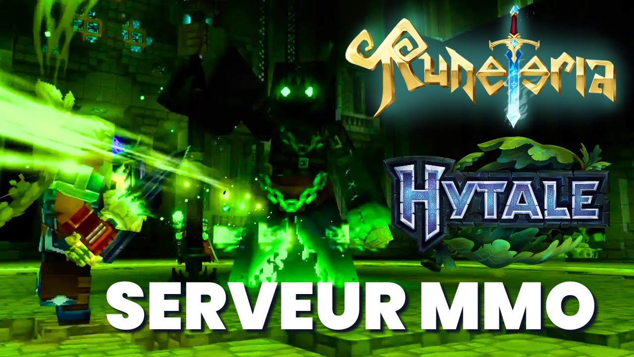 Le PREMIER serveur MMO de Hytale&hellip; d&eacute;j&agrave; une R&eacute;ussite TOTALE ! (D&eacute;couverte Runeteria)