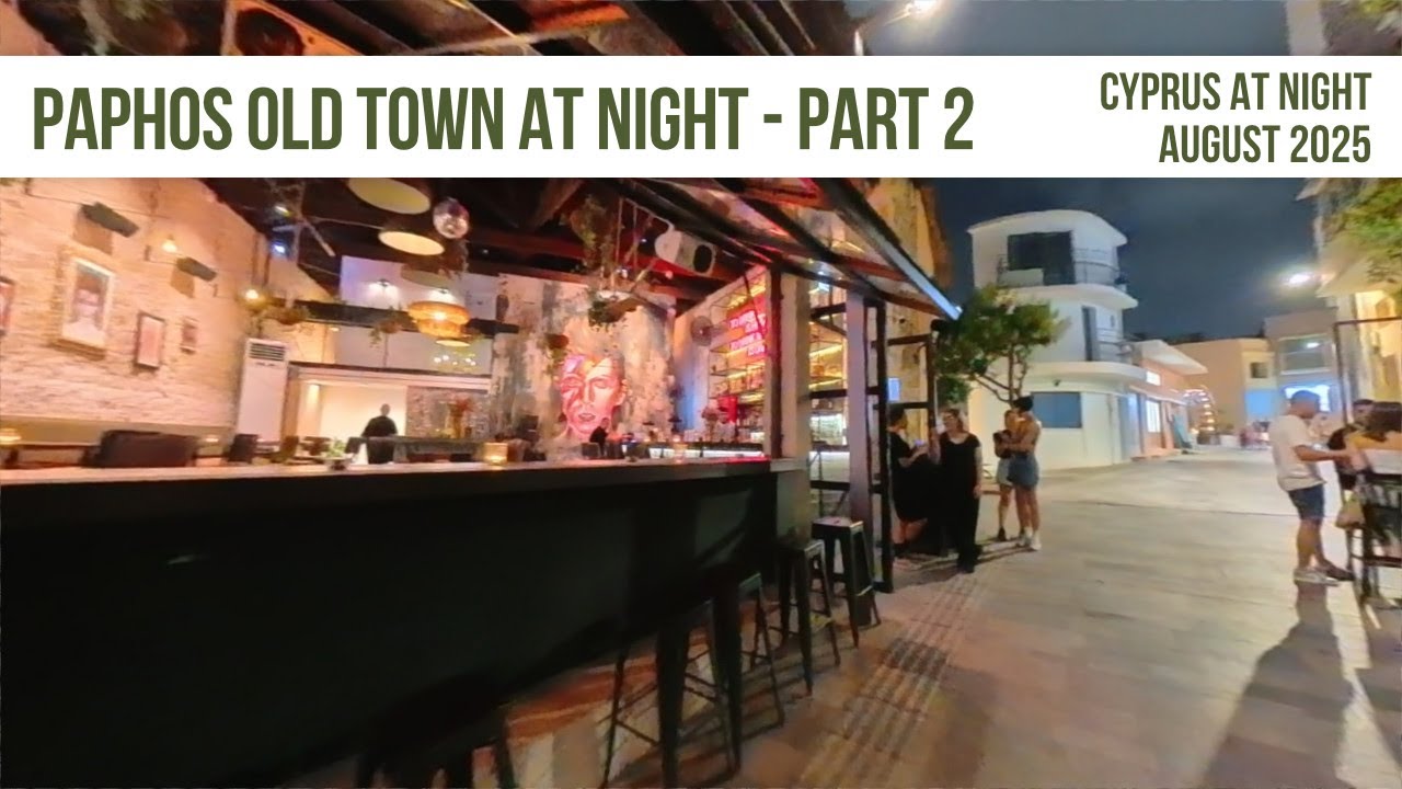Paphos Old Town On Saturday Night - Part 2