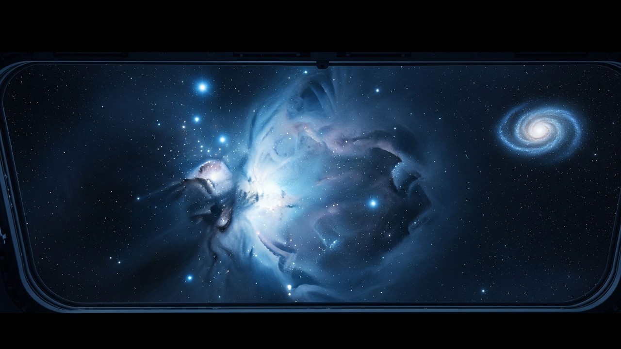 Deep Space Ambient 🌌 | 1 Hour Relaxing Sci-Fi Soundscape for Focus & Sleep