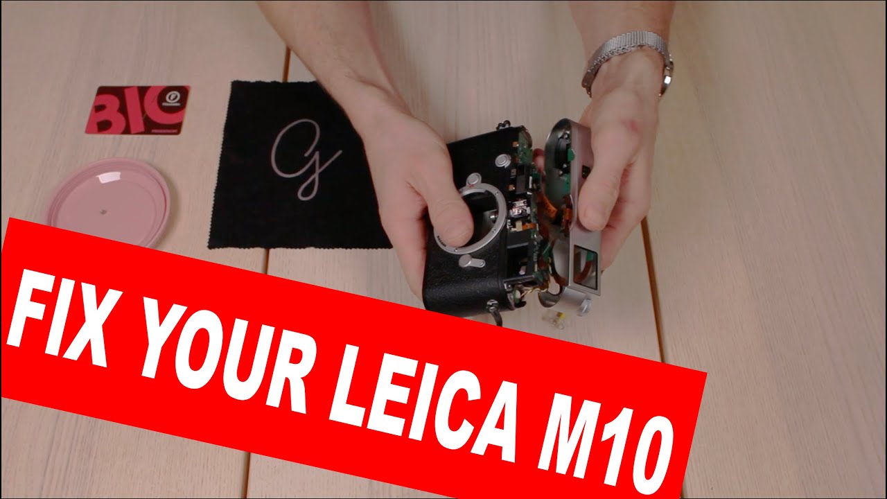 Service Leica M10-P, removing top plate and fix rangefinder issue - M10, M10-P, M10-D and M10-R