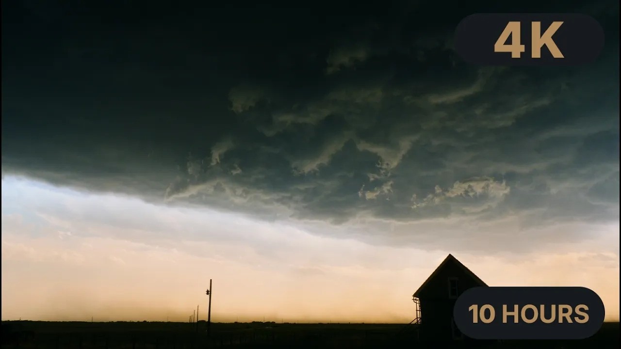 Dryline Live | Vernon Texas Farmhouse Thunderstorm