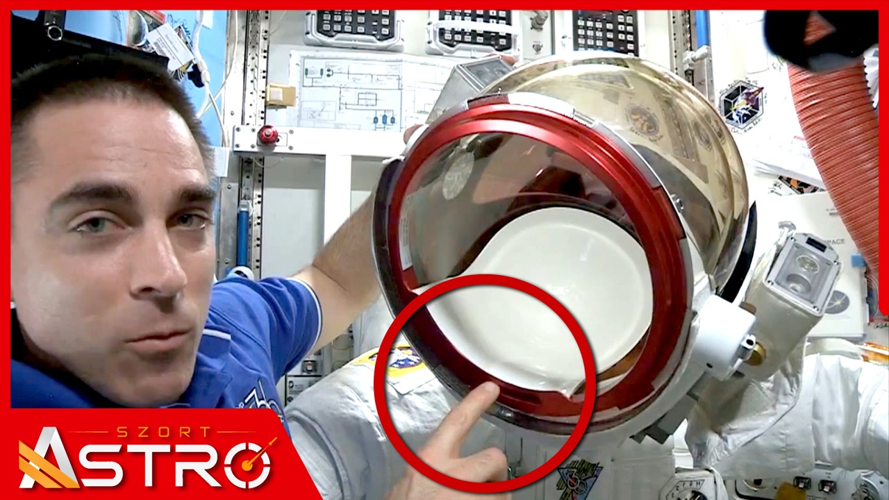 Awaria skafandra, przez kt&oacute;rą astronauta prawie utonął - AstroSzort