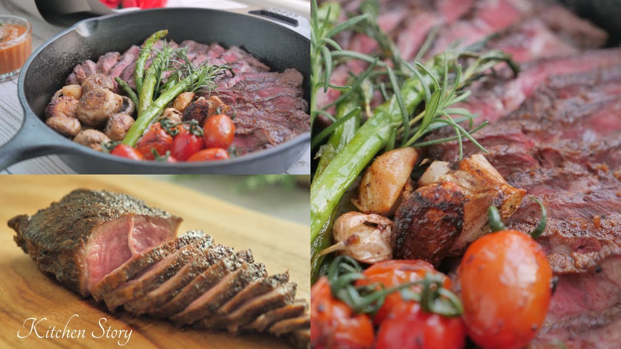 ស្តេកសាច់គោ[Beef Steak]ម្ហូបបរទេស[Kitchen Story]