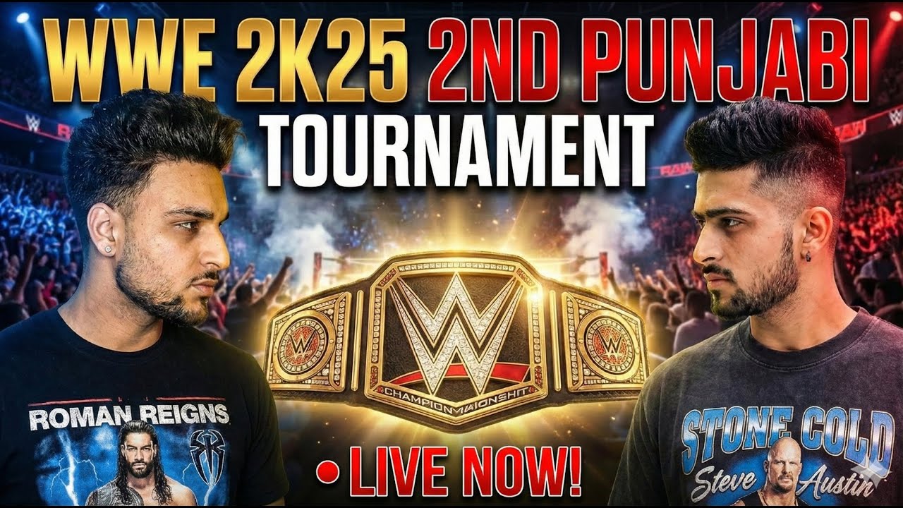WWE 2K25 LIVE TOURNAMENT || Punjabi || #2