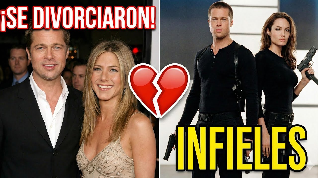 PELÍCULAS que destruyeron MATRIMONIOS reales 😱 | El caso Brad Pitt y Angelina