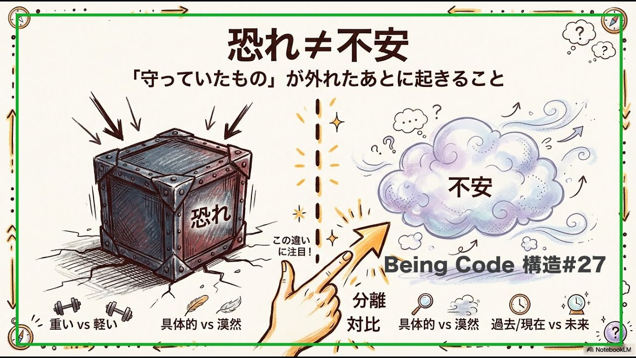 恐れと不安は、別物 —「守っていたもの」が外れたあとに起きること—_構造#27