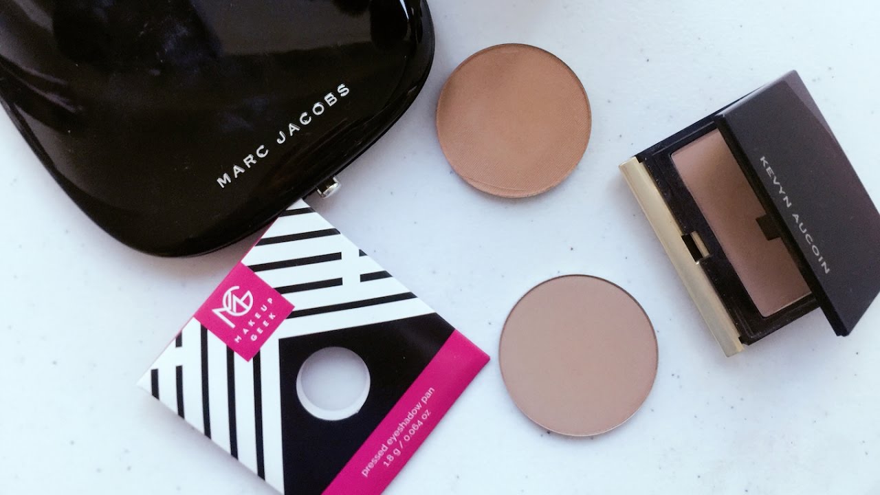 Pale Contours: Kevyn Aucoin Sculpting Powder in Light, Marc Jacobs #Instamarc, Makeup Geek