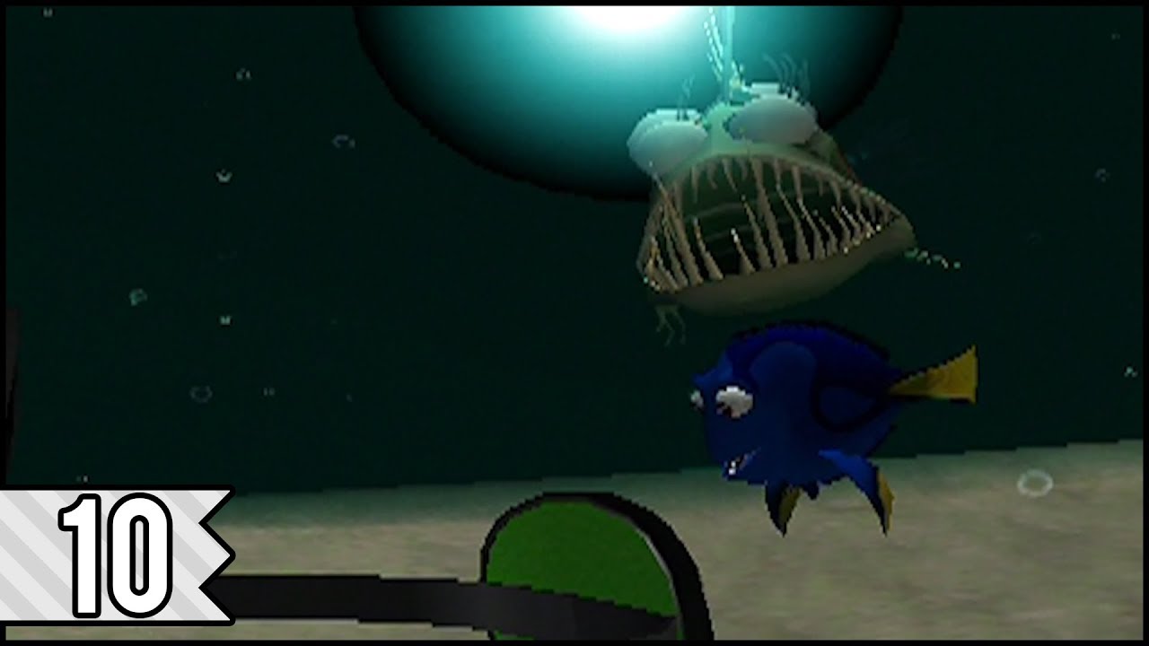 Finding Nemo (PS2/GCN/Xbox/PC/Mac) - Level 10: Anglerfish Chase (100%) | No Commentary