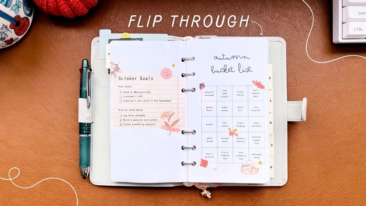 How I Stay Organized in My Filofax | Personal Rings Setup & Flip-Through