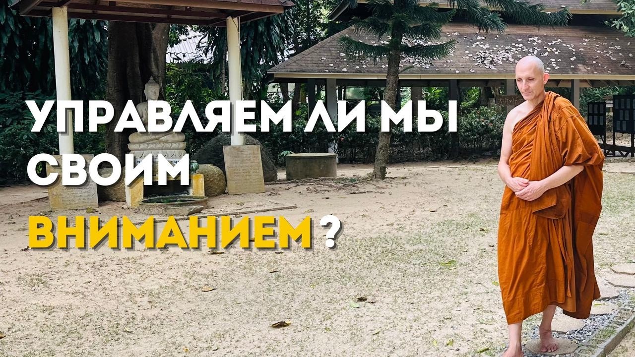 День 1️⃣ Куда нас ведёт наша внимательность? Практика с Аджаном Хубертом. 2026.03.08