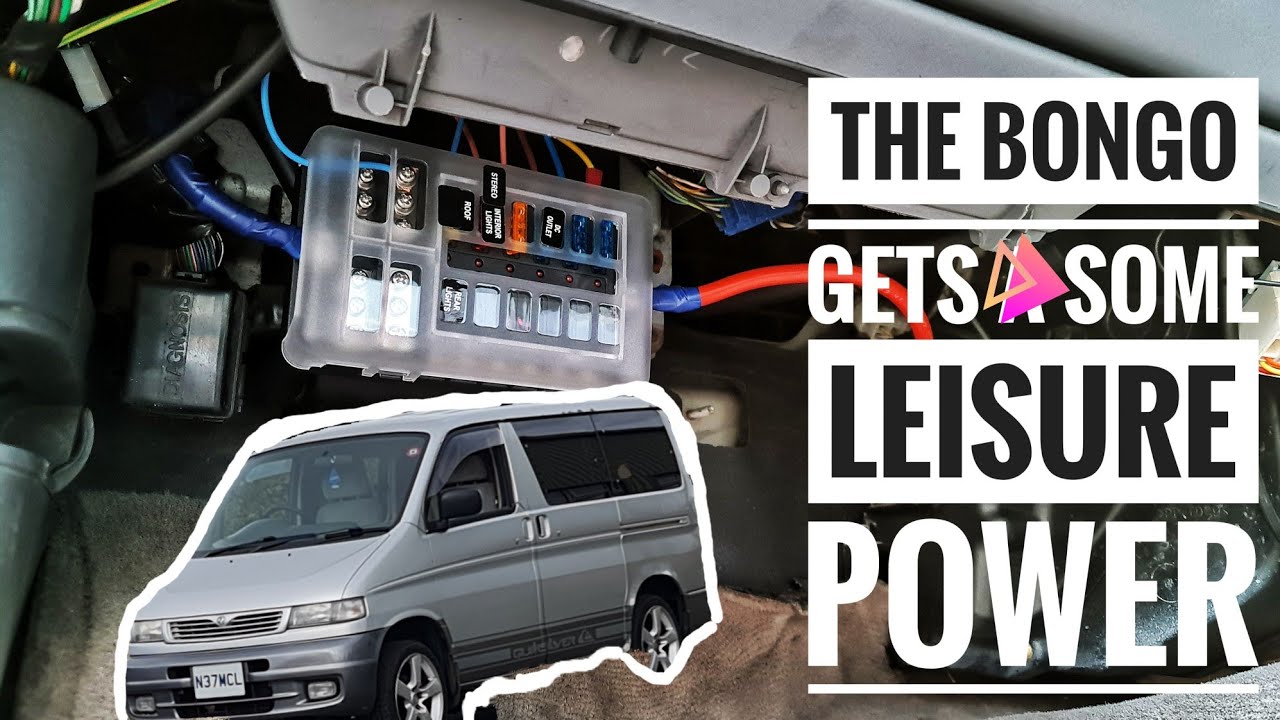 Split Charge Install // Mazda Bongo