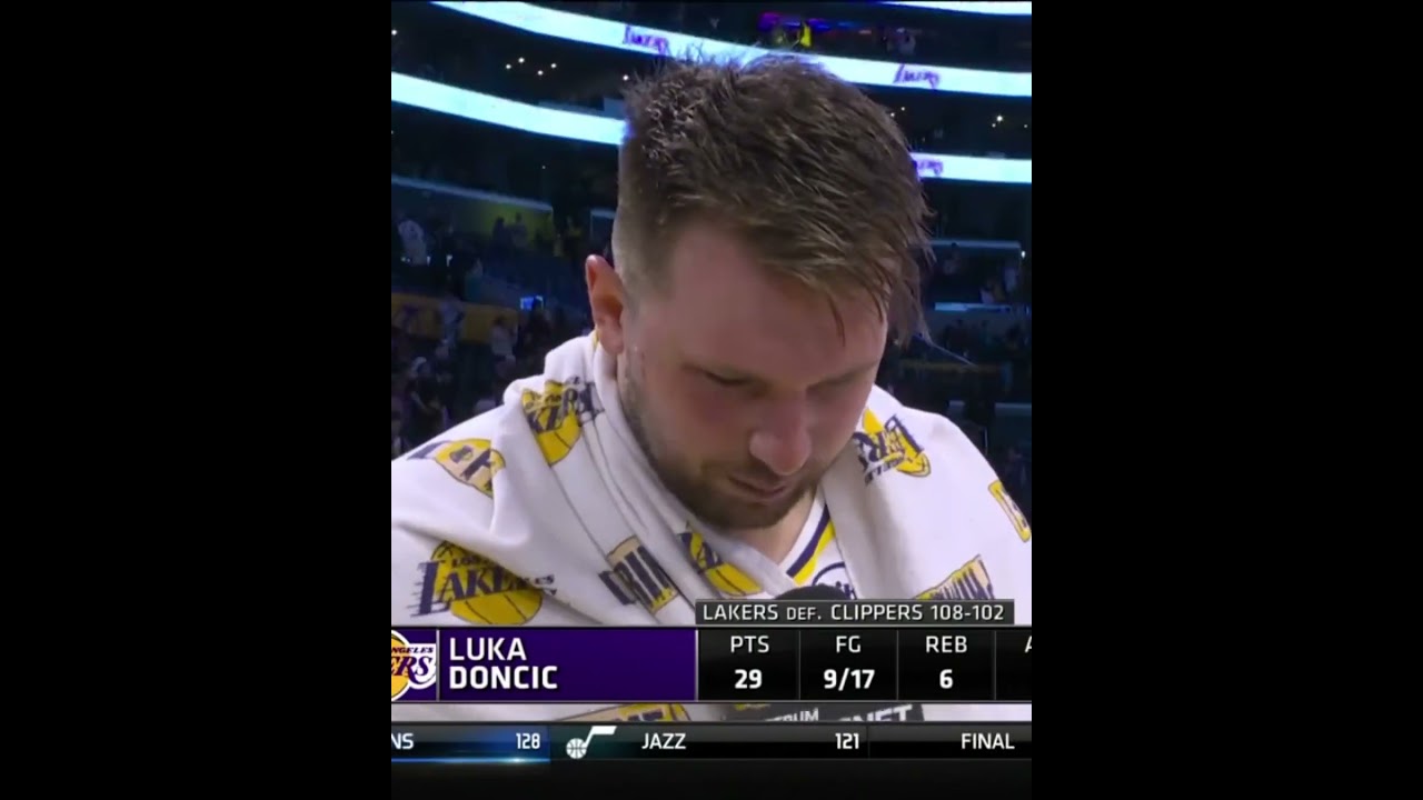 Luka on playing at Crypto Arena as a Laker 💜