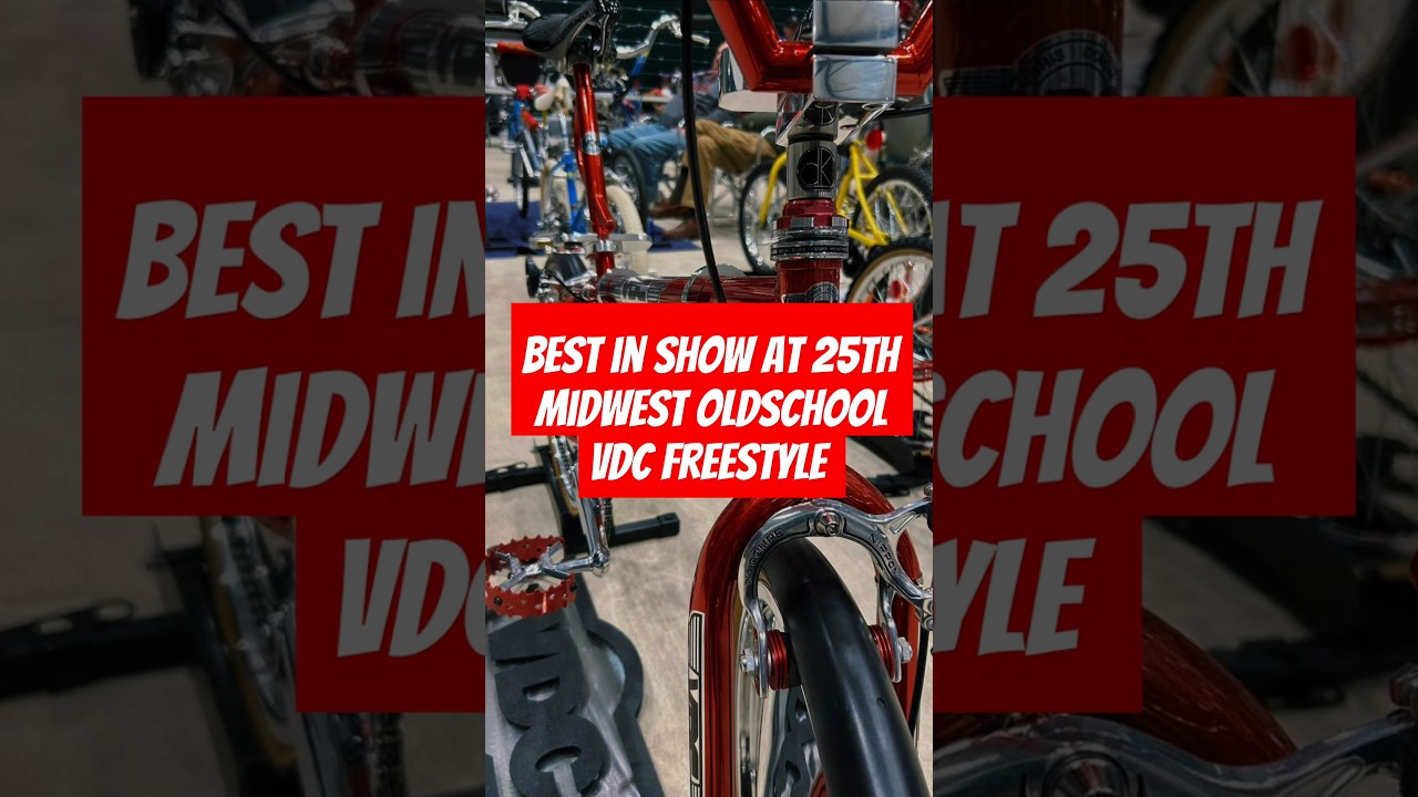 Best in Show 25th Midwest Old school BMX Bike show - VDC Freestyle - owner Shawn Byrd USA