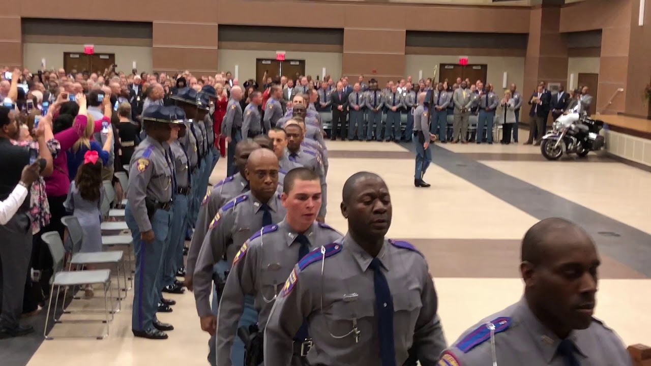 Mississippi Highway Patrol Graduation - Cadet's entrance