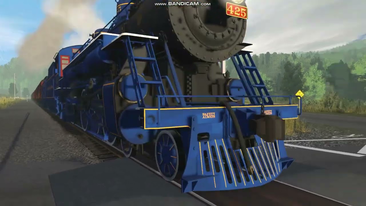 Blue Mountain and Reading NO 425 with a evening excursion in TRAINZ