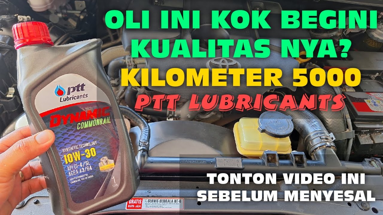 KONDISI OLI PTT DI 5000 KM INNOVA REBORN DIESEL