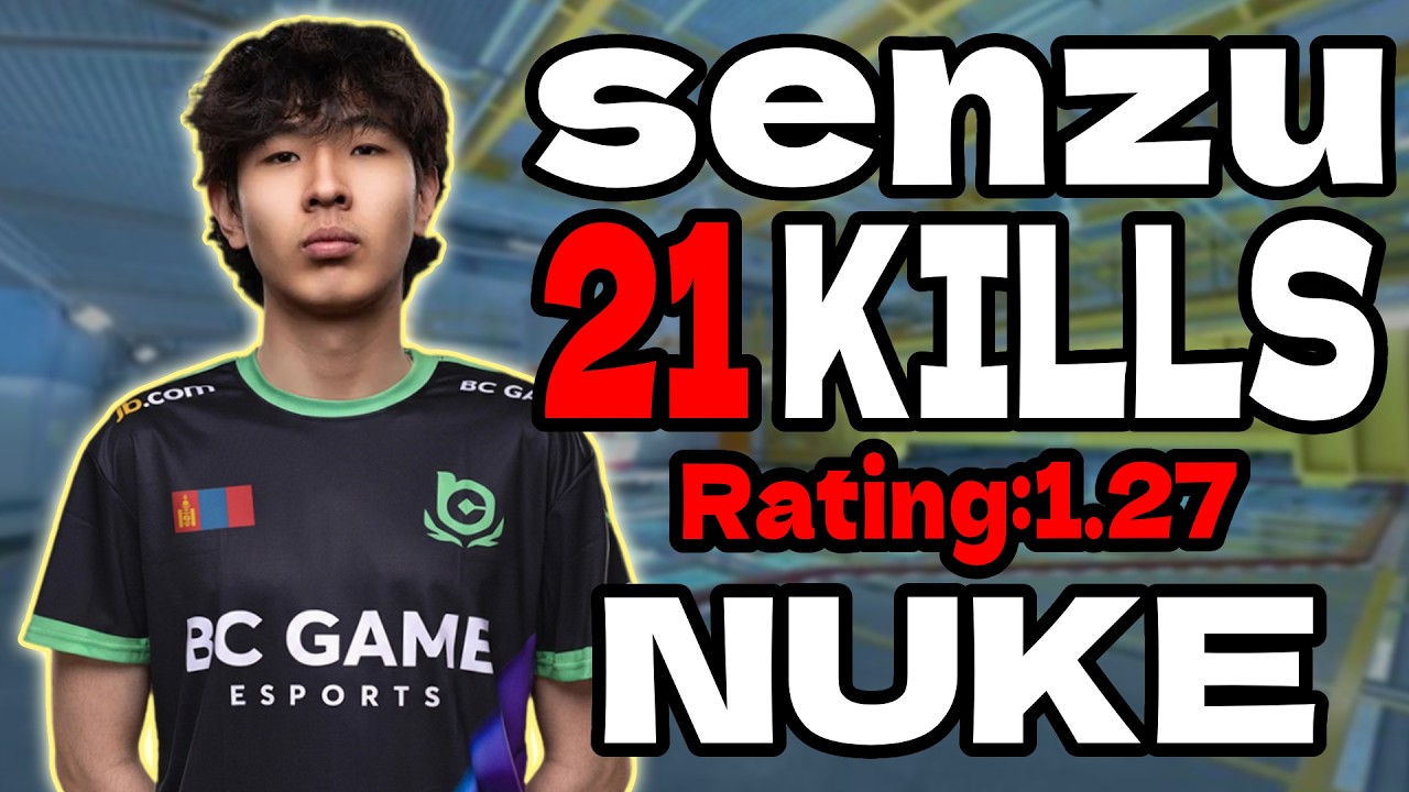 senzu 21 KILLS | BC.GAME vs GenOne | nuke | Rating 1.27 | PGL Masters Bucharest 2026 Open Qualifier