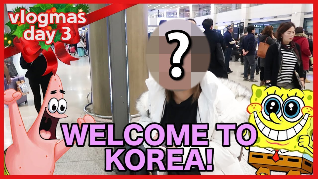 GUESS WHO CAME TO KOREA!? 🎄Vlogmas #3 2017