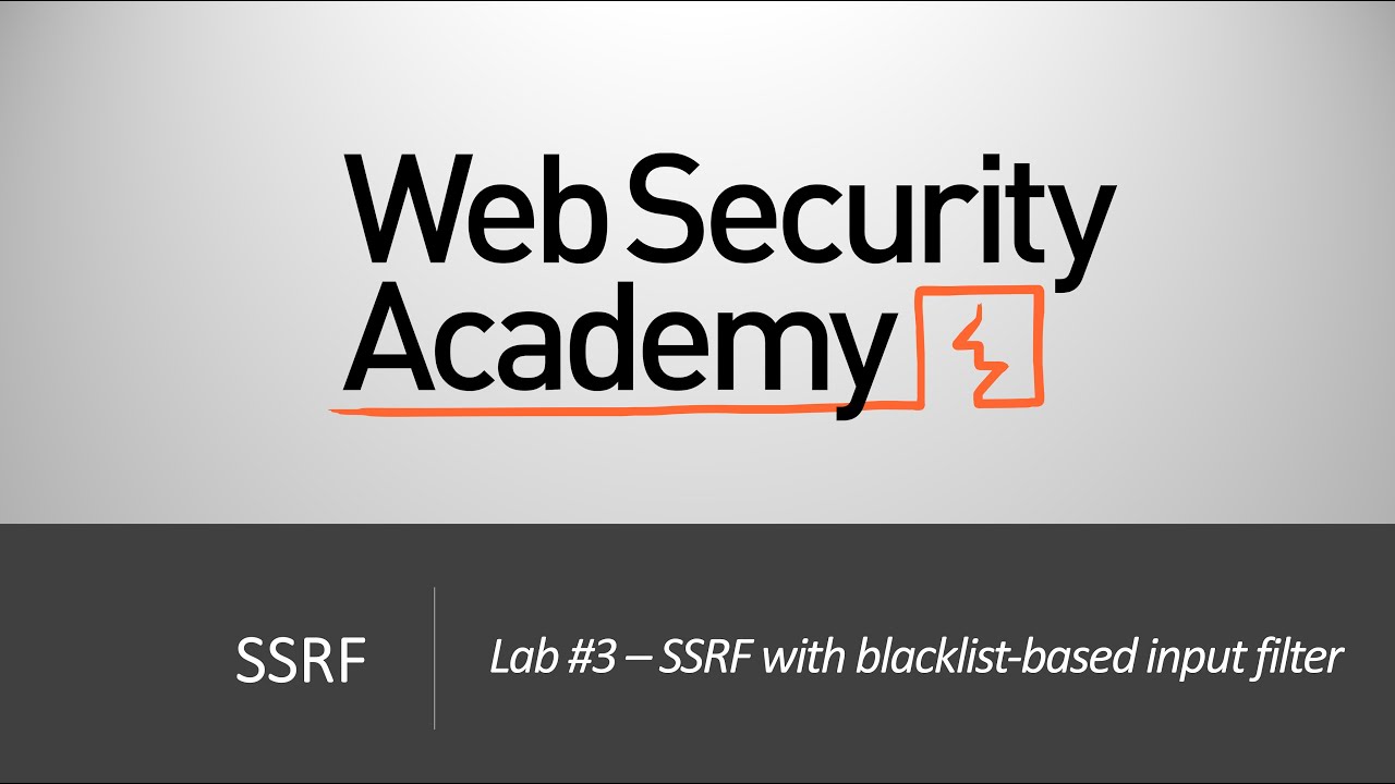 SSRF — Лабораторная работа № 3 SSRF с фильтром входных данных на основе чёрного списка | Длинная ...