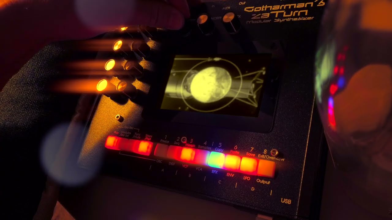 [ZATURN x NASA] - Gotharman Modular Synth Jam + 1967 Apollo Project Progress Report #TTNM